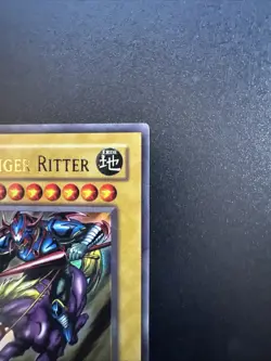 Gaia, zorniger Ritter LOB-G004 Holo Ultra Rare YuGiOh 1996 Near Mint Deutsch - Image 5