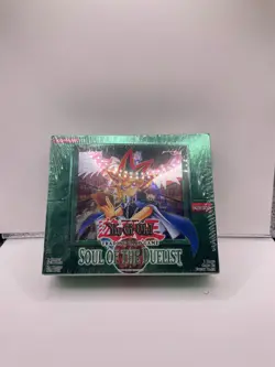 2004 Yugioh Soul of the Duelist Unlimited Factory Sealed Booster Box (24 Packs)* - Image 1