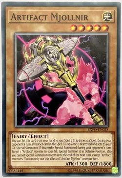 EXFO-EN028 Artifact Mjollnir - Common Unlimited Near Mint YuGiOh Cards - Image 1