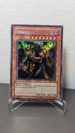 Invader of Darkness IOC-111 YuGiOh! TCG Secret Rare Unlimited Edition - NM - Image 1