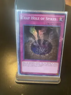 Trap Hole of Spikes - MIL1-EN022 - Super Rare - 1st Edition NM Yugioh Millennium - Image 1