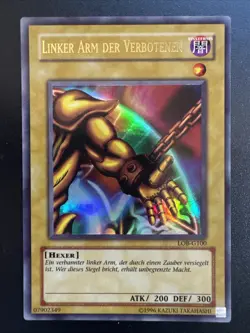 Linker Arm der Verbotenen LOB-G100 Holo Ultra Rare YuGiOh 1996 Near Mint Deutsch - Image 1