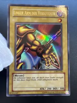 Linker Arm der Verbotenen LOB-G100 Holo Ultra Rare YuGiOh 1996 Near Mint Deutsch - Image 5