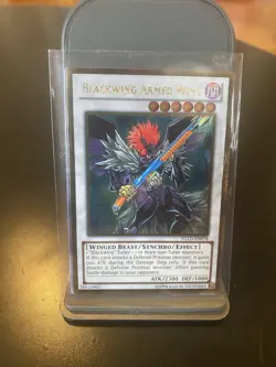 Yugioh Blackwing Armed Wing PGLD-EN078 Gold Rare 1st Edition NM - Image 1
