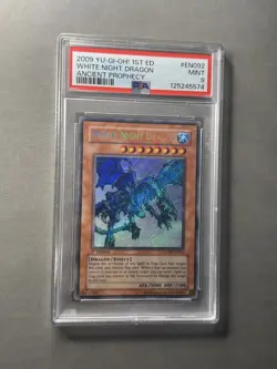 Yugioh-White Night Dragon ANPR-EN092 Ancient Prophecy 1st Edition PSA 9 - Image 3