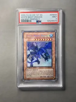 Yugioh-White Night Dragon ANPR-EN092 Ancient Prophecy 1st Edition PSA 9 - Image 4