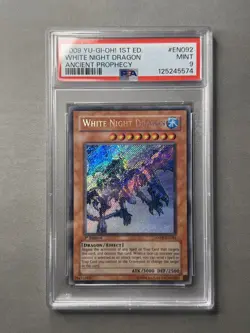 Yugioh-White Night Dragon ANPR-EN092 Ancient Prophecy 1st Edition PSA 9 - Image 5