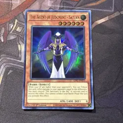 YuGiOh! The Agent of Judgment Saturn GFP2-EN053 Ultra Rare 1st Edition Near Mint - Image 1