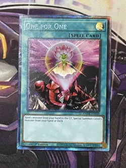 One for One CR AMDE-EN040 Amazing Defenders 1st Edition Collector Rare Yugioh - Image 1