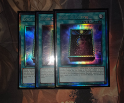 3x YuGiOh Book of Eclipse RA02-EN054 Collector's Rare 1st Edition Playset - Image 1