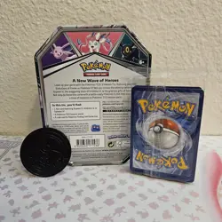 Pokemon TCG: V Heroes Tin Sylveon + Promo Card + Coin ***EMPTY TIN*** - Image 2