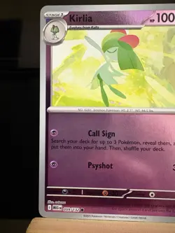 KIRLIA - 59/132 Mega Evolution Set NM - Reverse Holo Common - Pokemon TCG Card - Image 2