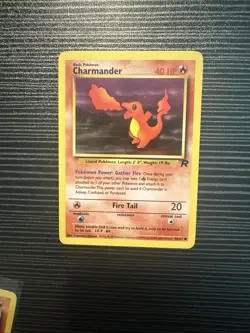 CHARMANDER - Team Rocket Set - 50/82 - Common - Pokemon Card - Unlimited - NM - Image 1