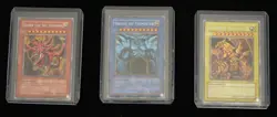 Yu-Gi-Oh! Egyptian God Card Set - Slifer, Obelisk, Ra - Secret Rare GBI (NM) - Image 1
