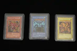 Yu-Gi-Oh! Egyptian God Card Set - Slifer, Obelisk, Ra - Secret Rare GBI (NM) - Image 2