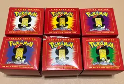 Pokemon 23k Gold Plated Cards Set Lot Of 6 Burger King 1999 Open Box - Image 1