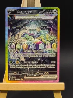 Terapagos EX 170/142 Stellar Crown Holo Pokemon Card - Image 2