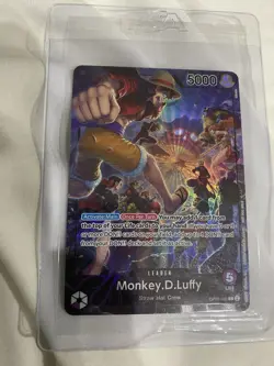 Sealed One Piece TCG Shanks OP09-001 PSA Magazine Promo Foil Card - Image 1