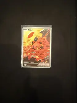 Tepig IR 096/086 White Flare English Pokemon Scarlet & Violet Card - Image 2