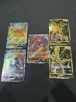 Pokemon TCG 5 Card JPN Lot. Charizard V, Samurott V, Drapion V, Zacian V. NM - Image 1