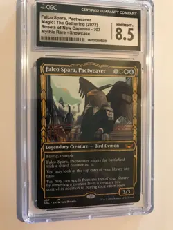 FALCO SPARA, PACTWEAVER Graded CGC 8.5 : MtG Magic card; SNC 307, bird demon - Image 5