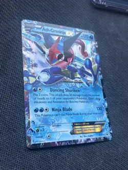 Pokemon TCG Ash-Greninja EX XY Black Star Promo XY133 Holo Card Lp 2016 - Image 2