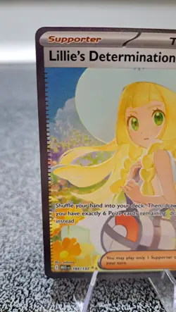 Pokemon Card Lillie's Determination 184/132 Mega Special Illustration Rare Mint - Image 3
