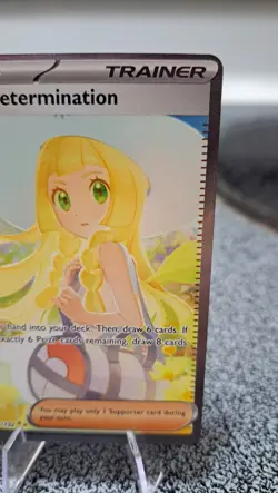 Pokemon Card Lillie's Determination 184/132 Mega Special Illustration Rare Mint - Image 4