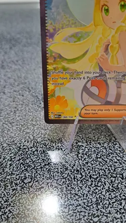 Pokemon Card Lillie's Determination 184/132 Mega Special Illustration Rare Mint - Image 5