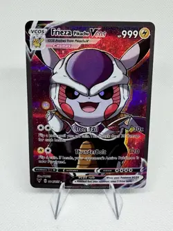 Mint Pokemon Pikachu Cosplay Frieza DIY Kawaii Holo Card - Image 1