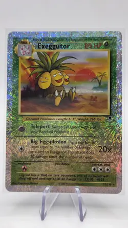 Pokemon TCG Exeggutor 23/110 Legendary Collection 2002 Reverse Holo Card - Image 1