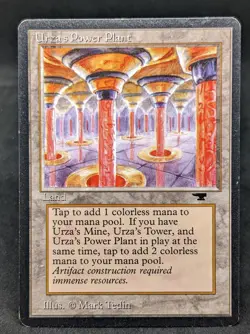 Mtg Antiquities Urza's Power Plant (Columns) EX - Image 1