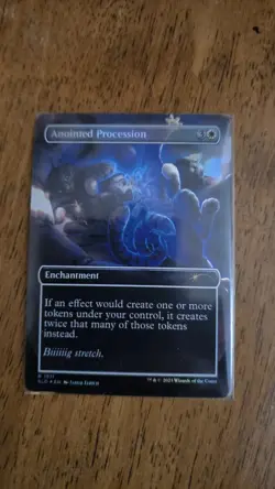 Anointed Procession (1511) Foil / Secret Lair Drop Raining Cats & Dogs SLD - Image 2