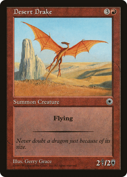 DESERT DRAKE ~mtg NM Portal Unc x1 - Image 1