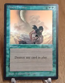 DESERT TWISTER x1 mtg DAMAGED Arabian Nights 1 Unc - Image 1