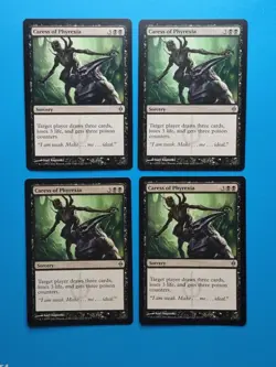 MTG 4x Caress of Phyrexia x4 NM New Phyrexia Magic Playset - Image 1