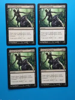 MTG 4x Caress of Phyrexia x4 NM New Phyrexia Magic Playset - Image 2