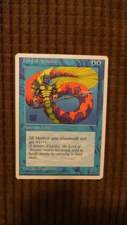 Magic: the Gathering / MtG Lord of Atlantis x1 Fourth Edition - Image 1