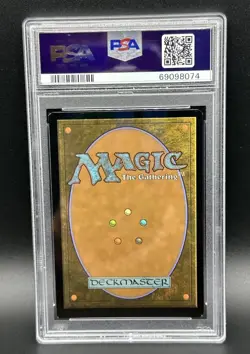 2022 Magic The Gathering Plains Unfinity Galaxy FOIL Full Art Borderless PSA 8 - Image 2