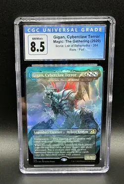 2020 MTG Gigan, Cyberclaw Terror *FOIL* Ikoria: Lair of Behemoths CGC 8.5 - Image 1