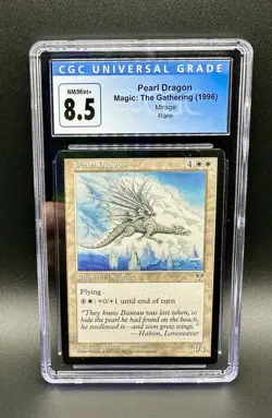 1996 Magic The Gathering Mirage Pearl Dragon CCG 8.5 - Image 1