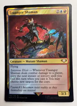 Tzaangor Shaman 146/168 Rare Surge Foil Warhammer 40K MTG - Image 1