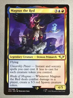 MTG / Magnus the Red / 40K / #131 / Regular / Rare / NM - Image 1