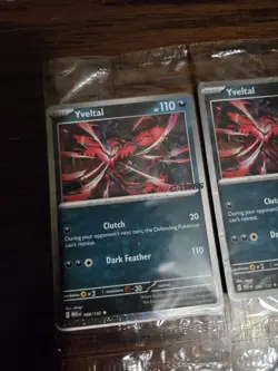 4x Pokemon TCG - Yveltal 088/132 - EB Games Stamped Holo Promo SEALED - NM/M - Image 4
