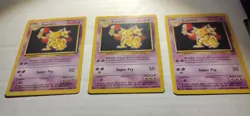 Pokemon - Kadabra 32/102 & 46/130 Uncommon Base Set & BS 2 - Set of 3 - LP/NM - Image 3
