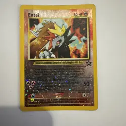 Pokemon TCG Entei Wizards Black Star Promos 34 Holo Promo - Image 1