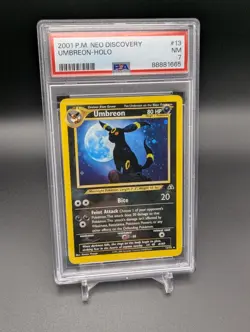 2001 POKEMON NEO DISCOVERY #13 UMBREON-HOLO PSA 7 - Image 1