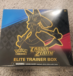 Pokemon TCG Sword & Shield Crown Zenith ETB Elite Trainer Box Factory Sealed - Image 1