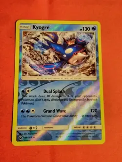 Pokemon Sun Moon Celestial Storm Kyogre 46/168 Rare Reverse Holo Unplayed Mint+ - Image 1