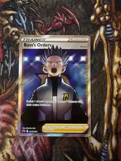Boss's Orders SWSH251 Black Star Promo Full Art Trainer Holo Pokemon TCG NM - Image 1